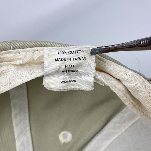 Old Navy Tan Embroidered Interstate 96 Logo NY SF Snap Back Adjustable Hat Cap - Picture 11 of 12